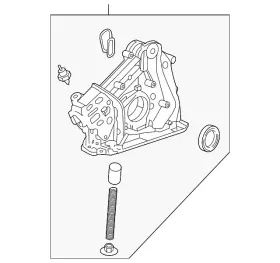 15100-rkg-003 Acura Genuine Oil Pump