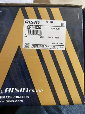 Opt-034 Aisin Engine Oil Pump-eng Code 7afe