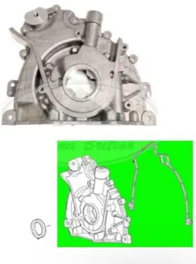 Lr076782 Allmakes4x4 Land Rover Engine Oil Pump Diesel 2.7l And 3.0l Range Sport Lr4 Lr3 Am4x4