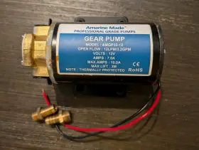 Amgp32-12 Amarine Made 3.2gpm 12lpm Oil Turbo Scavenge Impellor Gear Pump