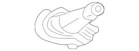 06m-115-155-p Audi Genuine Oil Inlet Tube