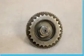 079109341p Audi 12-18 A8 Quattro Engine Motor Oil Pump Timing Gear Drive Unit Shaft Oem