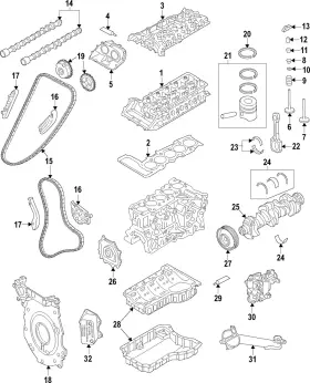 07k-115-252-e Audi Genuine Oil Pick-up