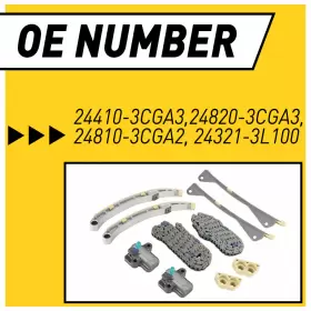 24321-3l100 Auxito 24410-3cga3 Timing Chain Kit For Kia 2015-2021 Sedona / 3.3l 14-20 Sorento #3