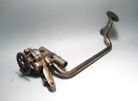 11411433061 Bmw E39 1997 1998 528i M52 2.8l Engine Oil Pump W Gear And Pickup Tube Used Oem