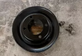 1271424 Bmw E30 M20b25 Water Pump Pulley W P