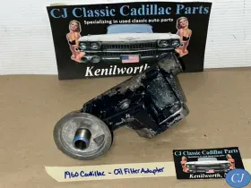 5575838 Cadillac Oem 1960 390 Engine Aluminum Oil Filter Adapter Housing Assembly