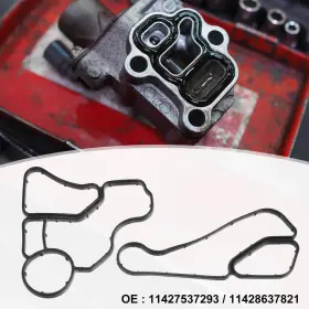 Carpopart 724708669122 Power Steering Pump Oil Filter Housing Cooler Seal Gasket Fit For Bmw X1 X3 X5