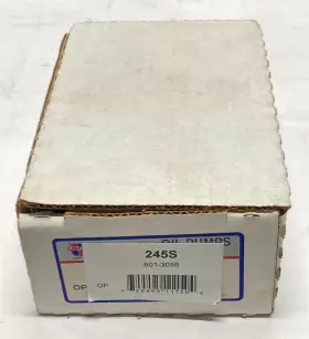 601-3058 Carquest 245s Oil Pump /
