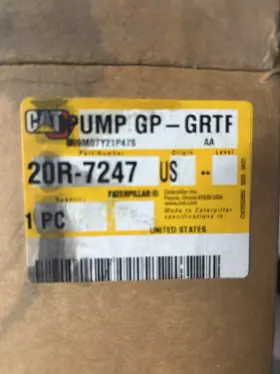 20r7247 Caterpillar Oil Pump For Cat 3126 Engine 8yl Prefix