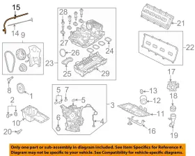 53021322ab Chrysler Oem 03-08 Aspen Engine Parts-tube