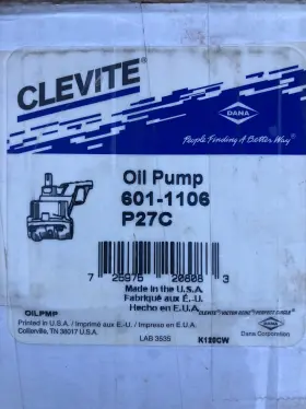 601-1106 Clevite M27c Oil Pump Continental