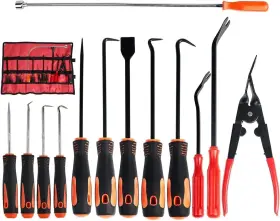 Dayslives 650434340281 Hook And Pick Set With Case 13 Pcs - Clip Pliers Fastener Remover 13set