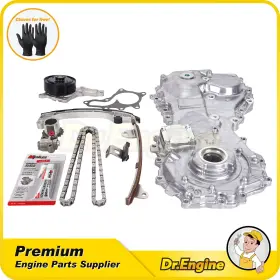 Dre06455 Dr. Engine Autoparts Timing Chain Kit Oil Water Pump For 09-19 Toyota Camry Rav4 Venza Scion Tc L4