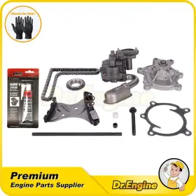 Dre10337 Dr. Engine Autoparts Timing Chain Kit Oil Water Pump For Buick Chevrolet Impala Malibu Pontiac Saturn