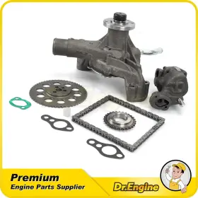 Dre11035 Dr. Engine Autoparts Timing Chain Kit Oil Pump Water For 99-07 Chevrolet Gmc 4.3l V6 Ohv