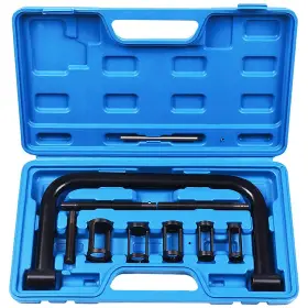 105427-sai-zyzfgm Eccpp 10pcs Solid Spring Compressor Tool Set With C Clamp As Shown