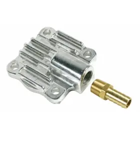 00-9226-0 Empi Aluminum Oil Pump Cover With Fitting And Gasket Vw Bug Ghia I15