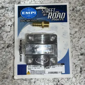 17-2947-0 Empi 17-2947 Vw Billet Aluminum Oil Pump Cover With Full Flow Fitting And Gasket