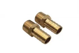 00-9214-0 Empi Inc 1/2 Inch Npt Male To Hose Barb Fittings - Pair 9214