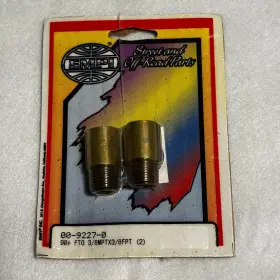 00-9227-0 Empi Inc 90 Degree 3/8 Inch Npt To Fittings Pair
