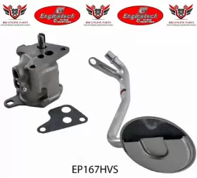 Ep167hvs Enginetech High Volume Oil Pump Fits Amc Jeep Wrangler 242 4.0l 6 Cyl 1981-2006