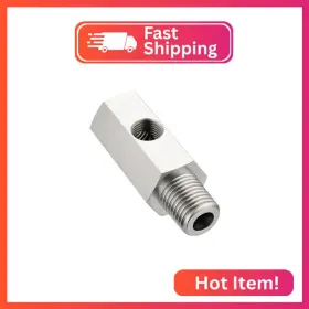 Ev11296s1sr Evil Energy 1/4 Npt Oil Pressure Sensor Tee Adapter Stainless Steel Fem