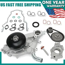 M295 Fetar 663260218716 Oil Pump Timing Chain Water Kit For 1999-2004 Chevy Silverado Gmc 5.3l