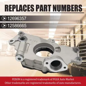 Fx-olp-0001 Fexon Standard Volume Oil Pump M295 Compatible With 4.8l 5.3l 6.0l Chevy Silverado #3