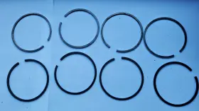 902061 Fiat 850 Spider Coupe Sedan 843cc 903cc Top And Middle Std Size Piston Rings