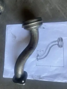 3c3z-6622-aa Ford Engine Oil Pump Pickup Tube. Screen And Cover 6.0 Powerstroke Used #2