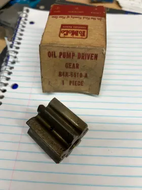 B4a-6610-a Ford Oil Pump Driven Gear For 1954 Cars With 239 Inch Engines 54 New Oem