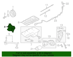 Bl3z-6600-a Ford Genuine Oil Pump #2