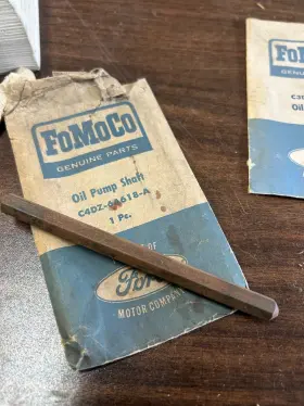 C4dz-6a618-a Ford 1964-68 Nos Oil Pump Intermediate Shaft 144-170-200 Usa Made
