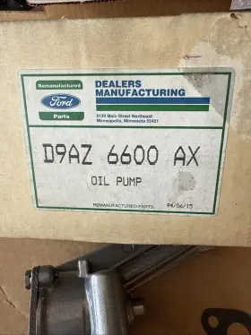 D9az-6600-ax Ford D9az-6600-a New Oem Oil Pump #2
