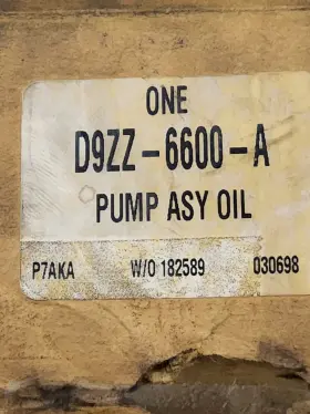 D9zz-6600-a Ford D9zz6600a Oil Pump Assembly 79-86 2.3l Turbo Nos Mustang And Capri