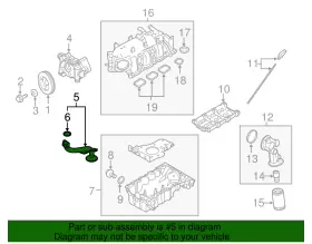 Dg1z-6622-a Ford Genuine Oil Pick-up #2