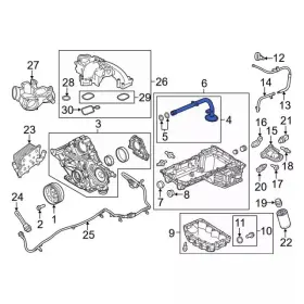 Lc3z-6622-a Ford Genuine Oil Pick-up