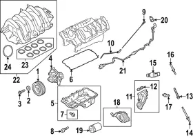 Ml3z-6754-a Ford Genuine Engine Oil Pump Pickup Tube