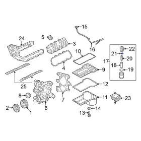 3c3z6691aa Ford Oe For Excursion 2003-2005 Engine Oil Pump Pickup Tube Gasket