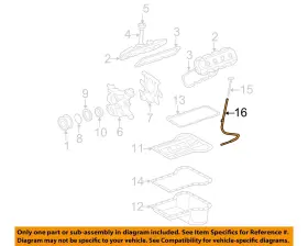 3c3z6754ba Ford Oem 03-05 Excursion Engine Parts-tube Assy