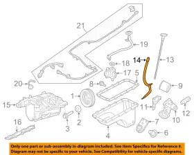 5l1z6754ba Ford Oem 05-14 Expedition F-150 Navigator Engine Parts-tube