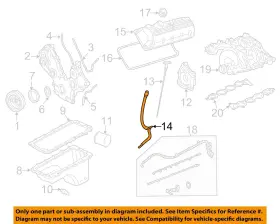 7l3z6754a Ford Oem 07-08 F-150 4.6l-v8 Engine Oil Level-dipstick Tube