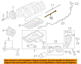 Br3z6754b Ford Oem 11-14 F-150 Mustang Engine Parts-tube