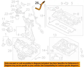 Cv6z6b851q Ford Oem 13-18 Focus Enginetransaxle Engine Parts-inlet Tube