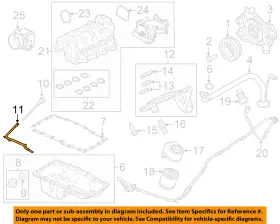 Hc3z6754a Ford Oem 17-22 F-250 Super Duty Engine Parts-tube Assy