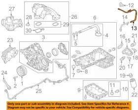 Hc3z6754b Ford Oem 17-22 F-250 Super Duty Engine Parts-tube