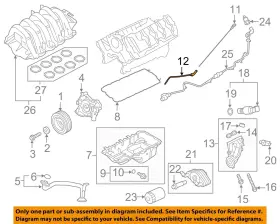 Jr3z6754a Ford Oem 18-23 F-150 Mustang Engine Parts-tube