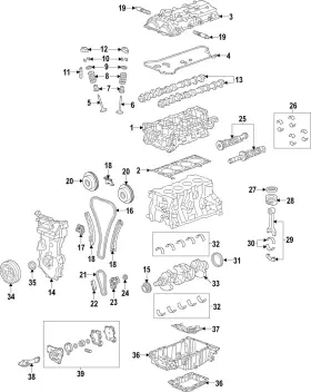 25203086 Gm Genuine Balancer Shaft With Oil Pump #3