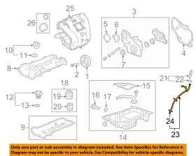 12625480 Gm Oem 10-17 Captiva Sport Enginetransaxle Engine Parts-oil Tube